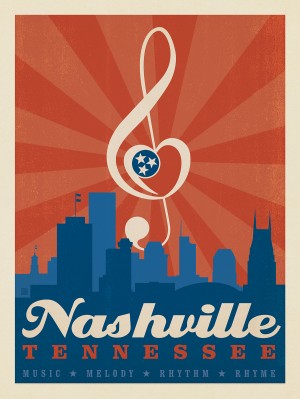 Nashville Treble Clef Skyline