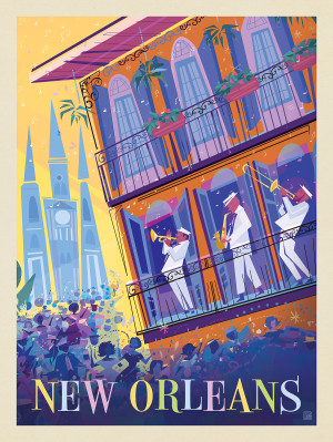 New Orleans: Dancing In The Street (Mod Design)