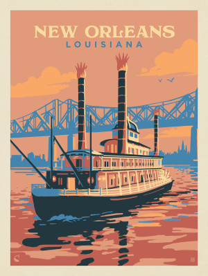 USA-New Orleans: Sunset River Cruise