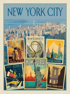 New York City: Multi-Image Collage Print