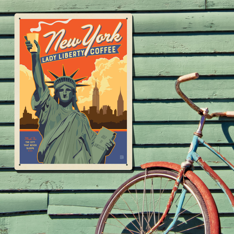 New York: Lady Liberty Coffee | Anderson Design Group