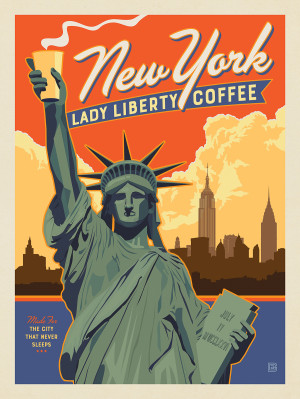 New York: Lady Liberty Coffee