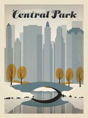 New York’s Central Park: Early Snow