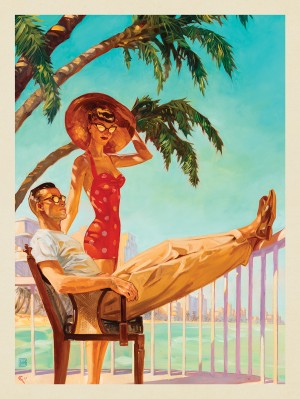 Oil Painting: A Miami Moment