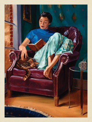 Oil Painting: Cat Nap