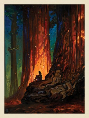 Oil Painting: Nature's Cathedral