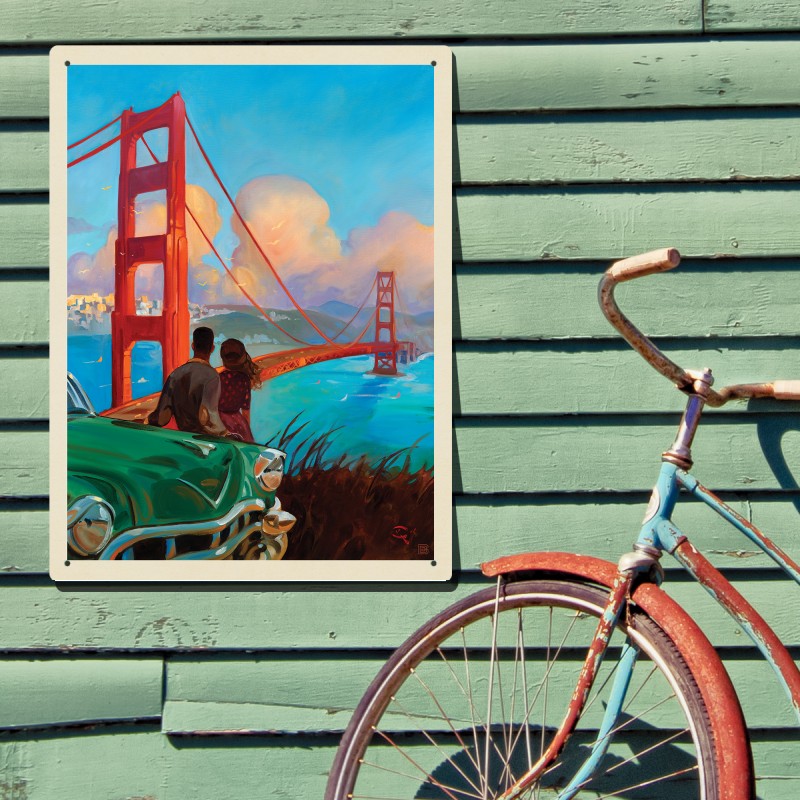 【F50号】sunday park サンデーパーク原画 oil painting Sunshine Sparkle, Friars Crag | Cook House Gallery - Lake