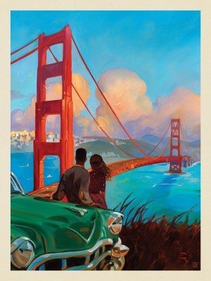 Oil Painting: San Francisco, Golden View