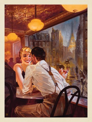 Oil Painting: Paris When It Rains