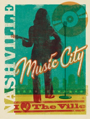 OverPrint: Music City Woman