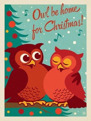 Owl Be Home For Christmas