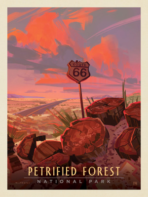 Petrified Forest National Park: Route 66