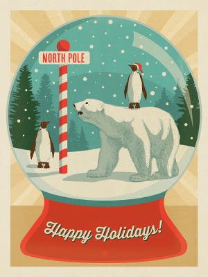 Polar Bear Snow Globe