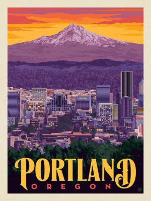 Portland, Oregon: Sunrise Skyline