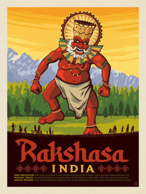 Mythical Creatures: Rakshasa (India)