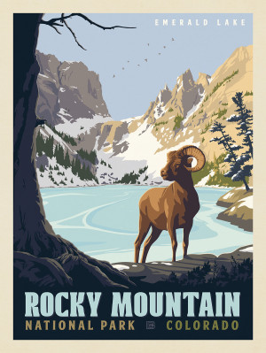 Rocky Mountain National Park: Emerald Lake, Winter