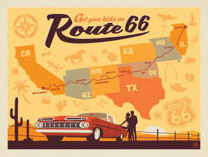 Route 66 Map