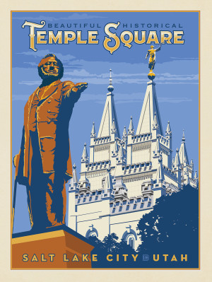 Salt Lake City, Utah: Brigham Young Monument