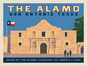 San Antonio, TX: The Alamo (Horizontal)