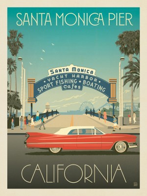 Santa Monica Pier: Classic Sign