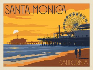 Santa Monica Pier: Sunset