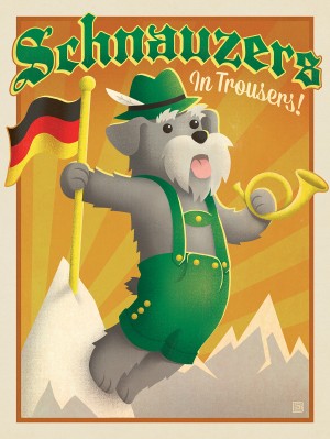 Schnauzers in Trousers!