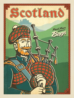 Scotland Bag Piper