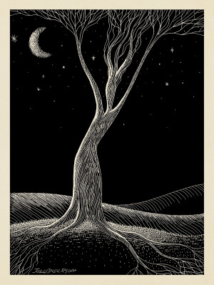 Scratchboard: Midnight Maiden