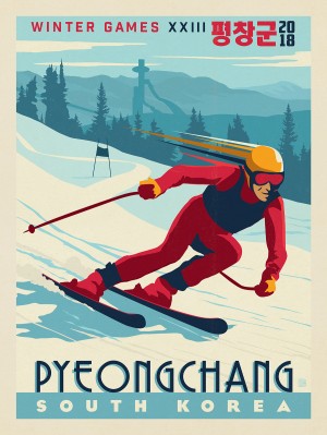 South Korea: 2018 Winter Games: PyeongChang: Skier