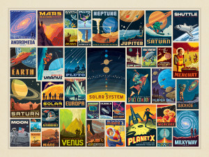 Space Travel Collage (Horizontal)