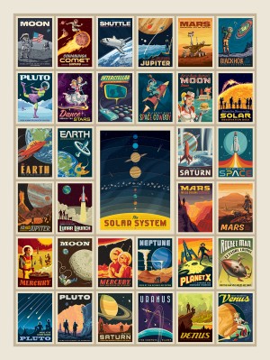 Space Travel: Multi-Image Print