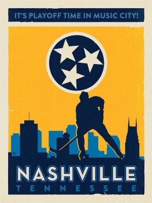 Spirit Of Nashville Hockey Fan Club: State Flag Skyline