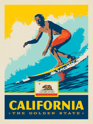 California State Pride (Surfer)