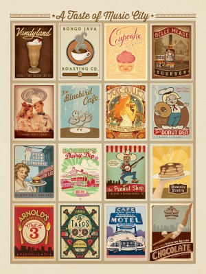 Taste of Nashville Multi-Image Print