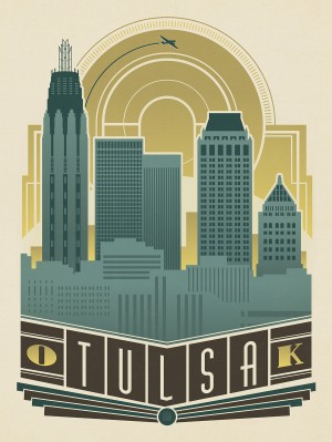 Tulsa, OK: Deco Skyline