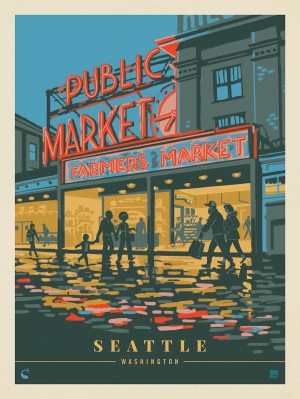 USA-Seattle, WA: Morning at the Market 