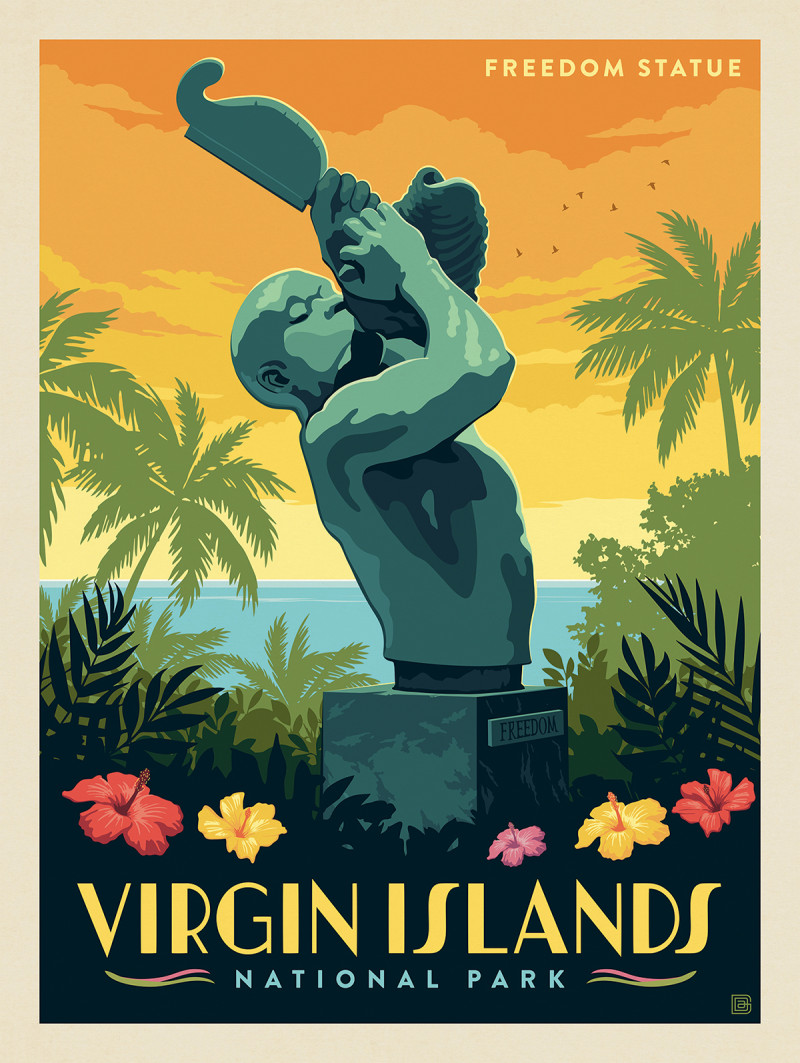 Virgin Islands National Park: Freedom Statue