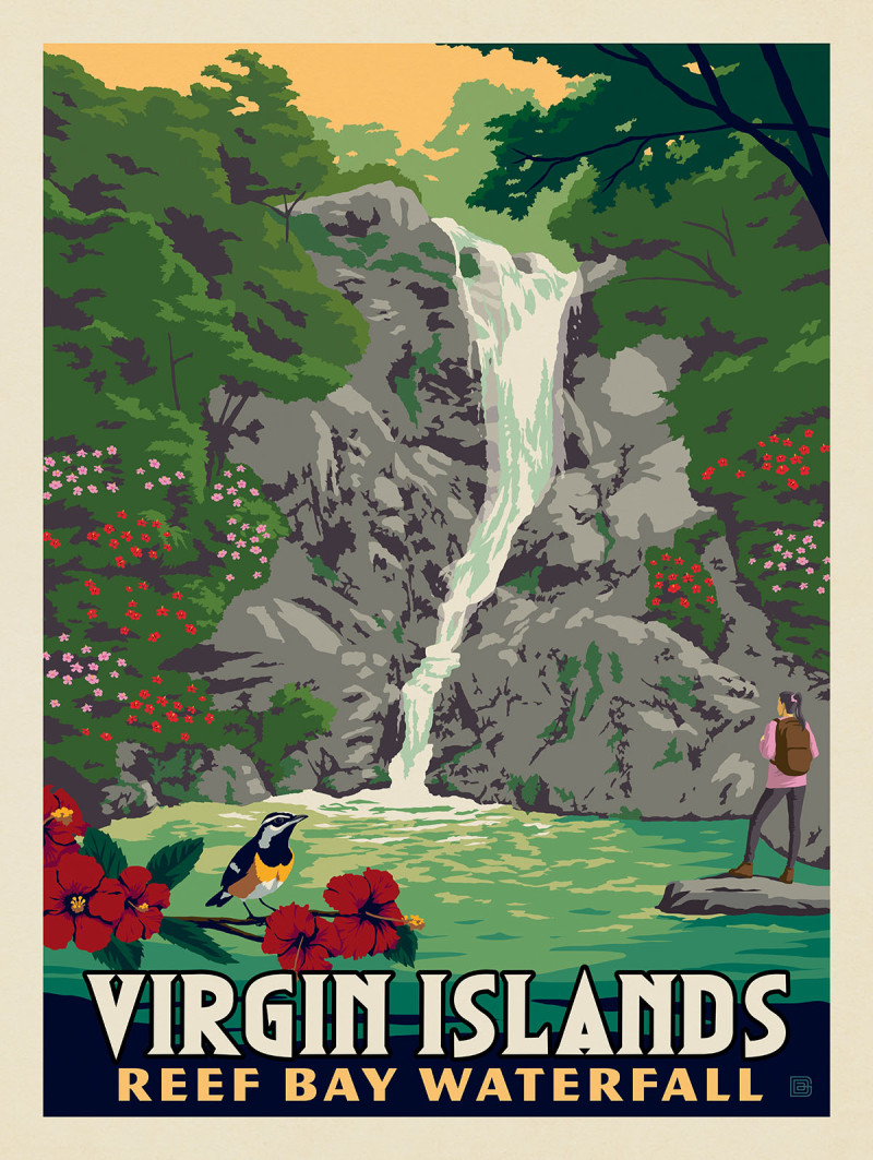 Virgin Islands National Park: Reef Bay Waterfall