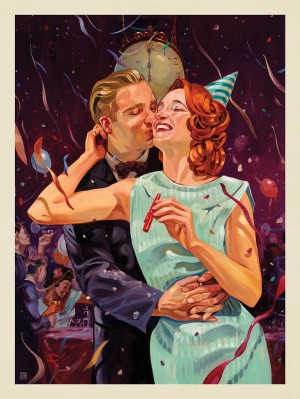 Wall Calendar 01-January: Happy New Year