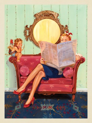 Wall Calendar 02-February: Pesky Little Cupid!