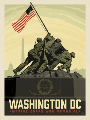 Washington, DC: Marine Corps War Memorial