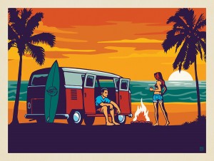 West Coast Surf Van