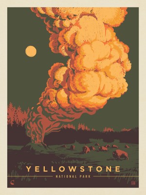 Yellowstone National Park: Pillar of Steam