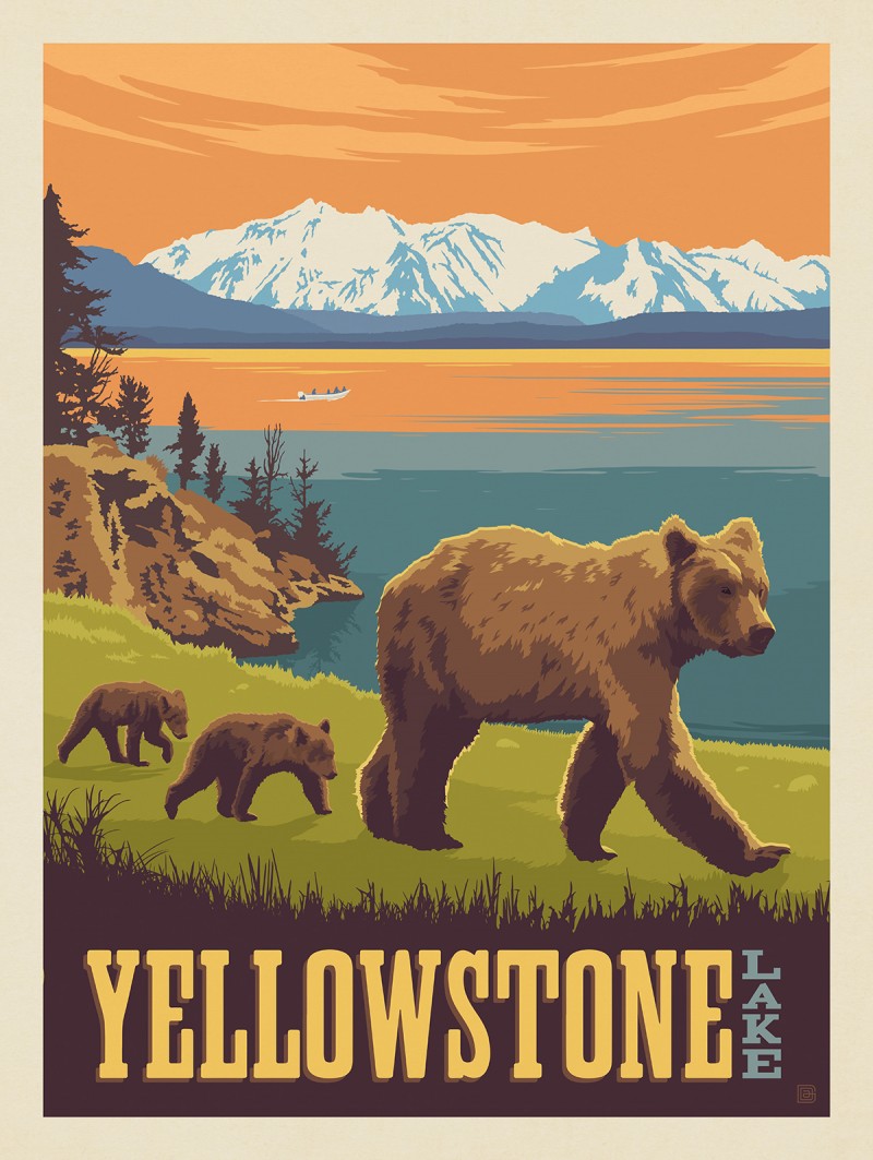 Chico Creek Signs Cartello Decorativo Rustico Parco Nazionale Yellowstone - 6x18 Pollici, Per Esterno/Interno