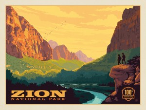 Zion National Park: 100th Anniversary (Horizontal)