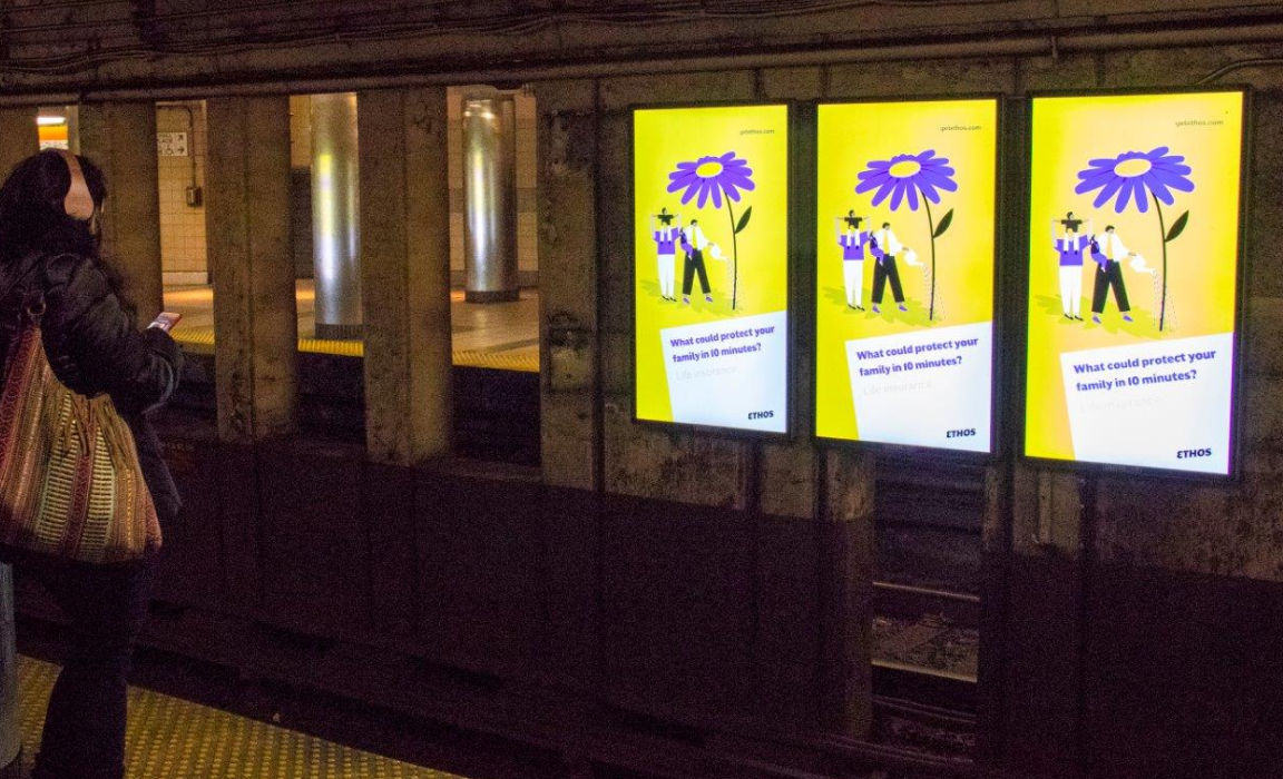 How Ethos Uses Out of Home to Boost Overall Marketing Outcomes