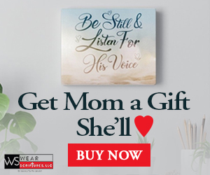 Wear Scriptures - Be Still & Listen For His Voice - Buy Now