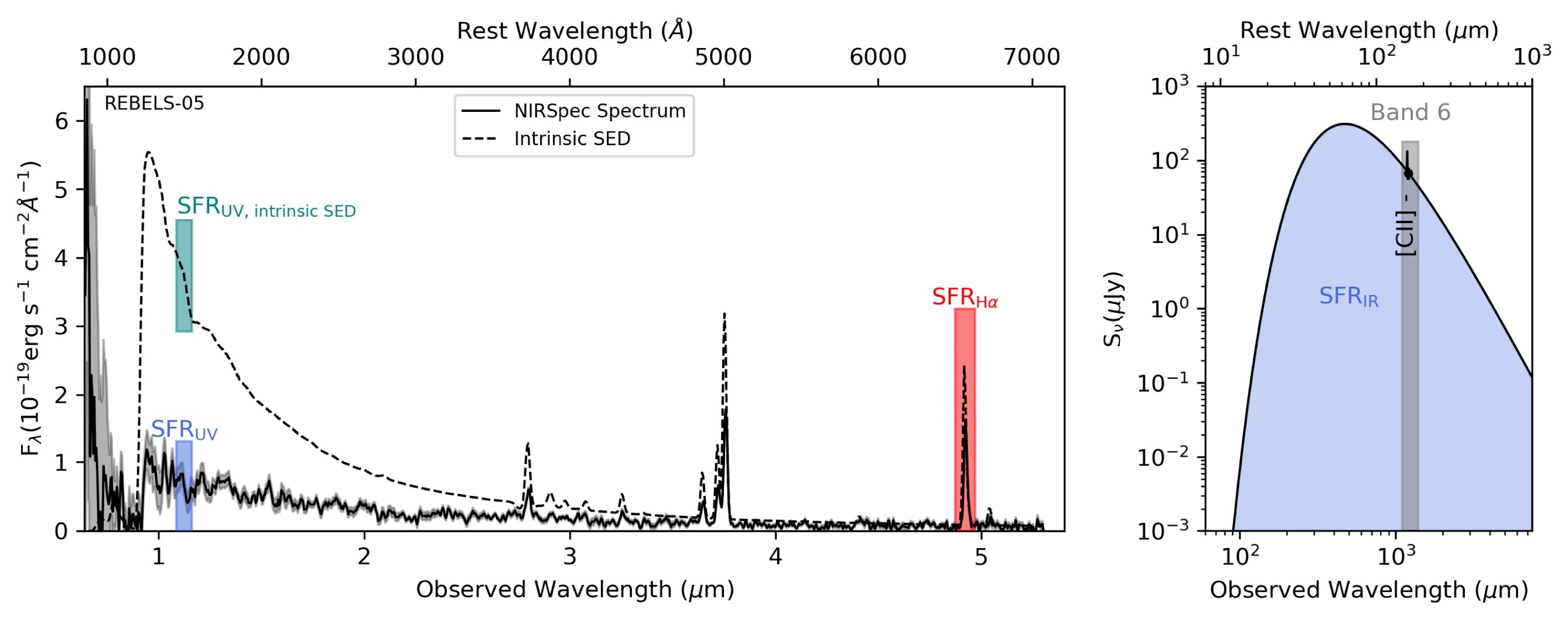 REBELS-IFU: Steeply rising star formation histories and the importance ...