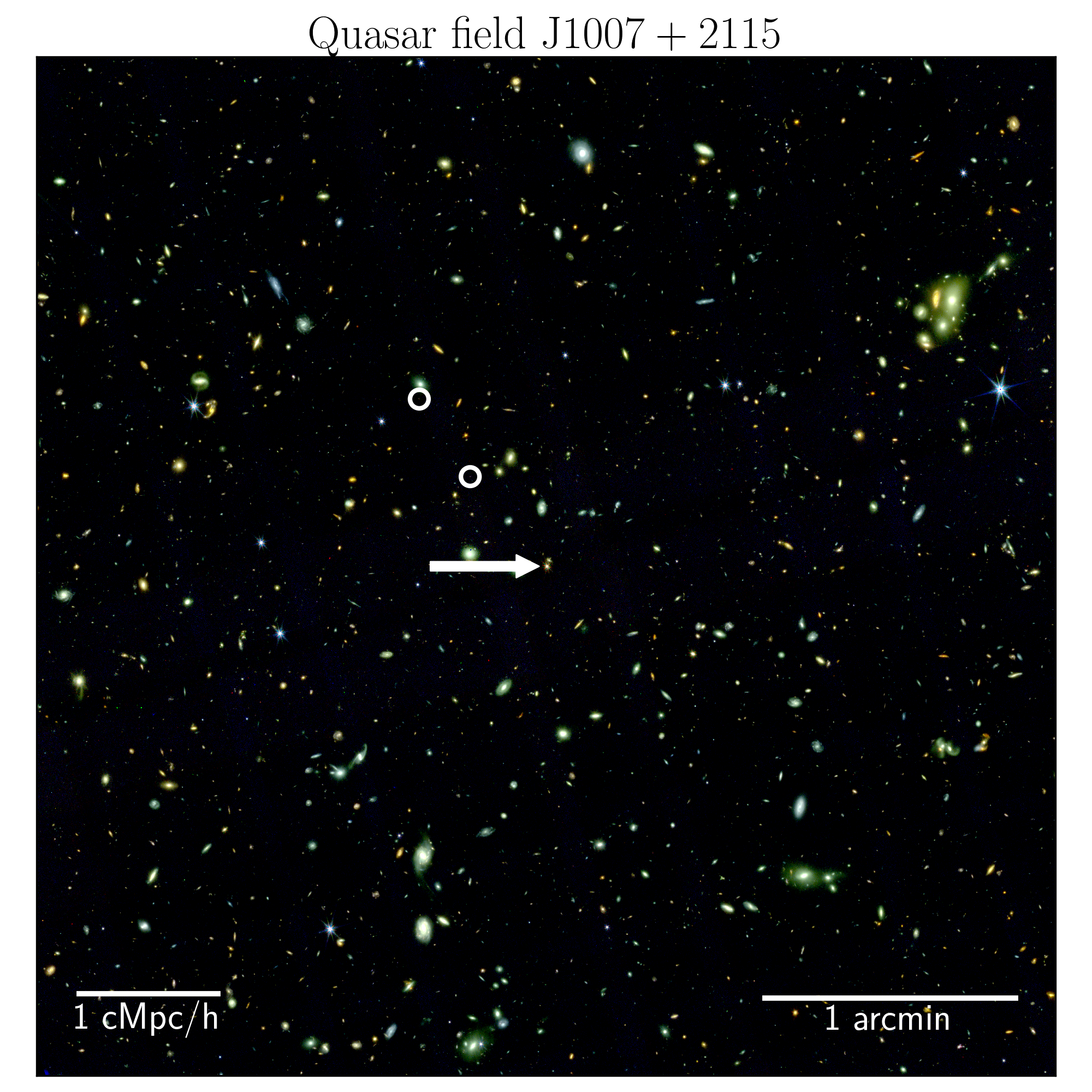 A first look at quasar-galaxy clustering at $z\simeq7.3$ - ADS