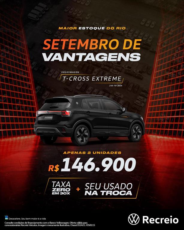 T-CROSS 1.4 250 TSI TOTAL FLEX EXTREME AUTOMÁTICO0